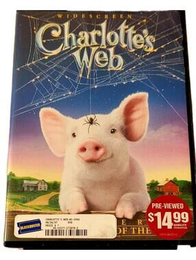Charlotte's Web Full-Screen DVD Free Shipping Dakota Fanning 2006's Best Movie